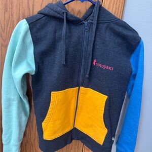 Cotopaxi women’s color block Hoodie
